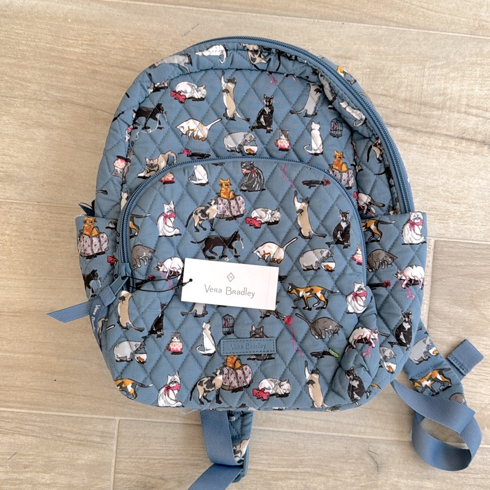 vera bradley cat backpack NWT